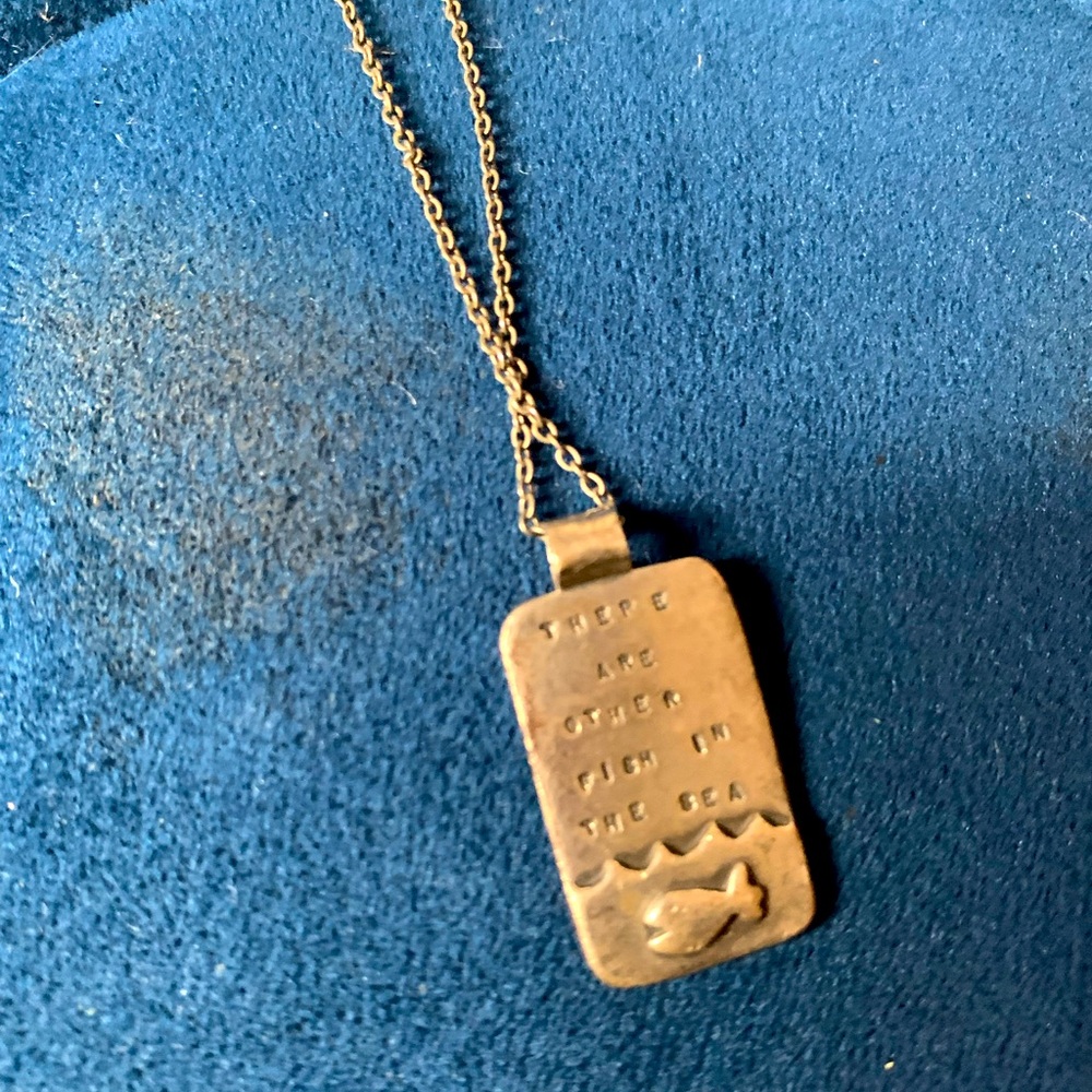 🩵 Solid .925 sterling There Are Other Fish in the Sea pendant 🩵